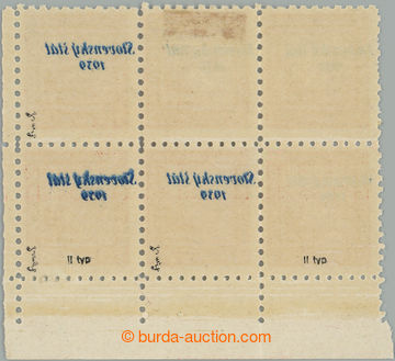 262617 - 1939 Sy.4 SOP, Znak 20h oranžová, pravý dolní rohový vo