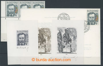 262697 - 1997 PLATE PROOF  Zber.112, Personalities 4Sk, selection of 