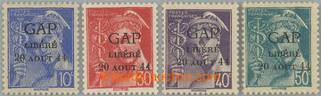 262700 - 1944 LIBERATION / revolutionary issue GAP, c.v.. Mayer 1-4, 