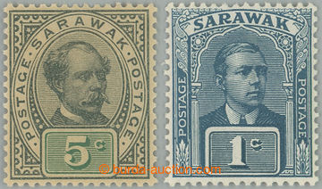 262738 - 1899-1918 SG.48, 62, nevydané Brooke 5c a 1c (svěží bez 