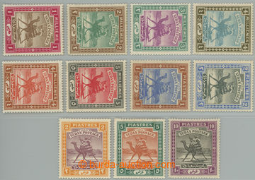 262782 - 1902-1921 SG.18-28, Camel Postman 1m-100p; complete set, c.v