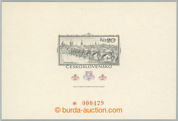 262786 - 1978 Pof.VT9a, 60 years Czechosl. stamps, numbered; very fin