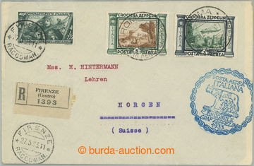 262799 - 1933 ZEPPELIN / ITALIENFAHRT Sie.208A,B, letter franked with