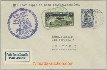 262805 - 1933 ZEPPELIN / ITALIENFAHRT Sie.209IB, letter franked with 