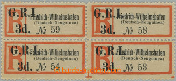 262819 - 1915 SG.41, block of four GRI 3P as overprint provisional on