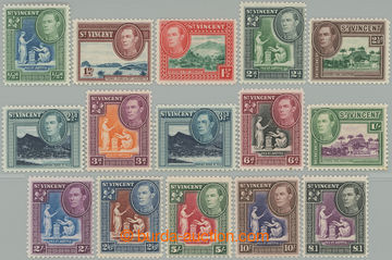 262872 - 1938-1947 SG.149-159, Jiří VI. - Motivy ½P - £1; komplet