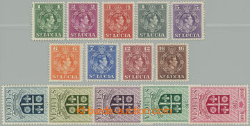 262878 - 1949-1950 SG.146-159, George VI. and Coat of arms 1c - $4,80