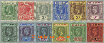 262886 - 1913-1921 SG.71-84, George V. ½P - 20Sh; complete set hinge