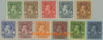 262901 - 1928 SG.176-186, George V., ½P - 10Sh, complete set, wmk Mu