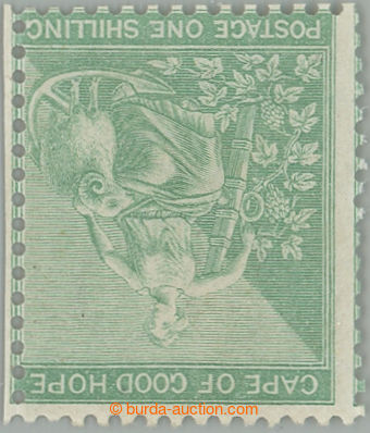 262931 - 1864-1877 SG.26w, Alegorie 1Sh blue-green, průsvitka CC PŘ