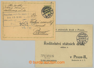 262976 - 1939 1. DAY / response letter Directory state tracks in Prag