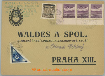 262980 - 1939 DORUČNÍ / firemní (Waldes) dopis zaslaný do vlastn