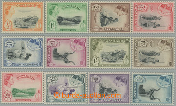 263017 - 1956 SG.53-64, Alžběta II. - Motivy ½P - £1; kompletní 