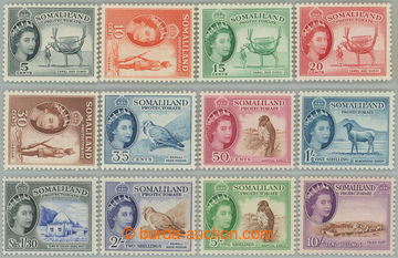 263019 - 1953-1958 SG.137-148, Alžběta II. - Motivy 5c - 10Sh; svě