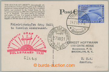 263028 - 1931 ZEPPELIN / POLARFAHRT 31; Sie.119F, postcard with 2RM P