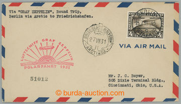 263029 - 1931 ZEPPELIN/ POLARFAHRT 31; Sie.119H, letter with 4RM POLA