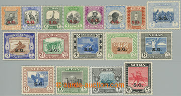 263057 - 1951-1962 SG.O67-O83, official Motives 1m - 50P; complete lo