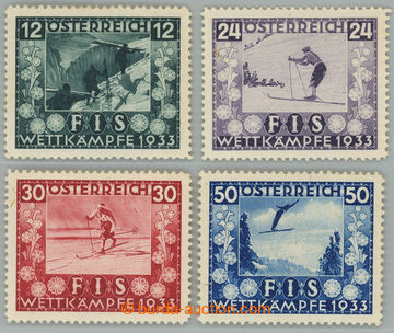 263197 - 1933 ANK.551-554, FIS I.; complete set, small hinge remnants