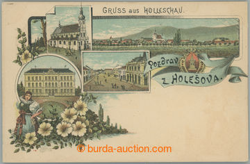 263210 - 1890 HOLEŠOV (Holleschau) - barevná litografická koláž,