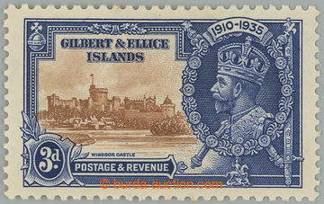 263230 - 1935 SG.38d, Jubilee George V. 3P, stamp with rare plate var