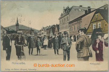 263249 - 1908 VRCHLABÍ (Hohenelbe) - collage, people in the street, 