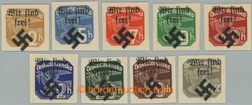 263263 - 1939 MÄHRISCH OSTRAU / Mi.32-40, Newspaper stamps 2h - 1CZK