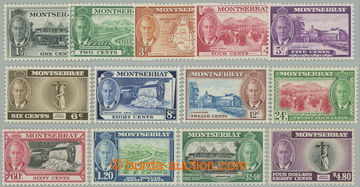 263276 - 1951 SG.123-135, George VI. - Motives 1C-4.80$, complete set