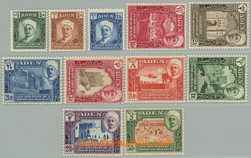 263292 - 1942-1946 SG.1-11, Sultán Saleh - Krajinky ½a - 5R; komple