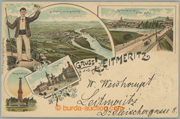 263293 - 1896 LITOMĚŘICE (Leitmeritz) - barevná litografická kol