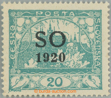 263373 -  Pof.SO6NA, 20h modrozelená, nevydaná s HZ 13¾ : 13½; n�