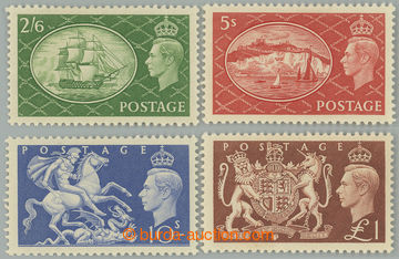 263421 - 1951 SG.509-512, George VI. - Motives 2Sh6P -£1; complete s