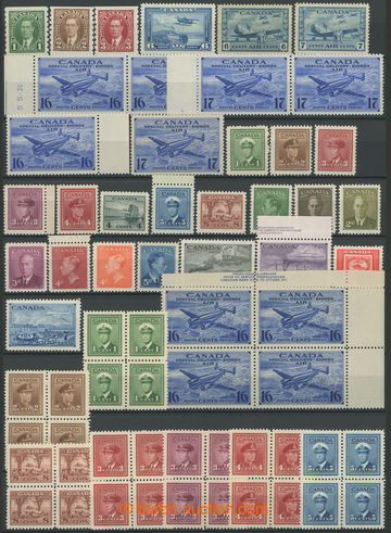 263467 - 1937-1951 SELECTION / single stamps and sets, part in pairs 