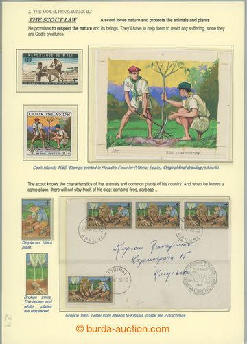 263470 - 1969 SCOUTING / PLATE PROOF  SG.292, 60. Anniv of scouting 1