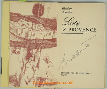 263474 - 1971 HORNÍČEK Miroslav (1918-2003), important Czech actor 