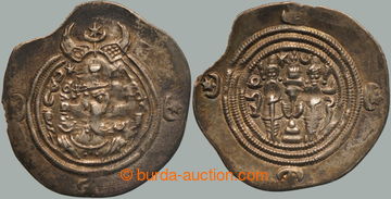 263506 - 615 SÁSÁNOVCI / Khosrow II. (591-628), Ag drachma, mincovn