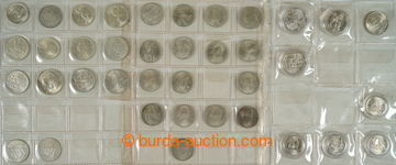 263520 - 1931-1992 [SBÍRKY]  PARTIE / 38ks Ag mincí z uvedeného ob