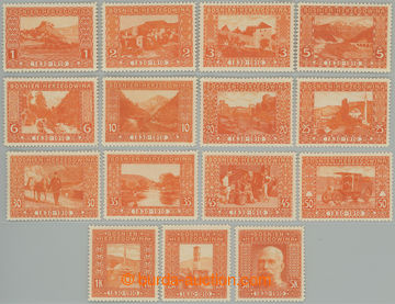 263524 - 1910 PLATE PROOF complete set of 15 values plate proofs of i