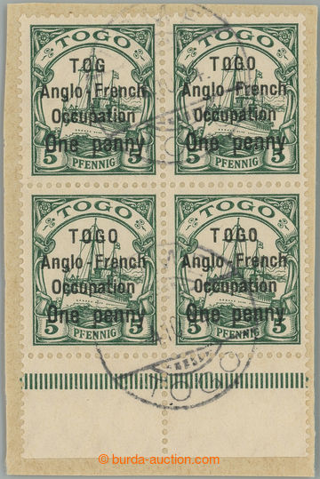 263555 - 1914 ANGLO-FRENCH OCCUPATION / SG.H27, H27a, Emperor´s Yach