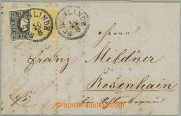 263560 - 1860 letter to Rožany by Škluknov, franked with patriotic 