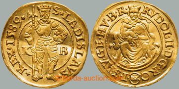 263592 - 1589 Rudolf II. (1576-1608), dukát 1589 KB, Kremnica, 3,48 