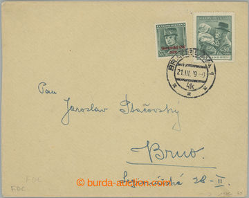 263604 - 1939 FIRST DAY OF VALIDITY / letter to Protectorate, with Š