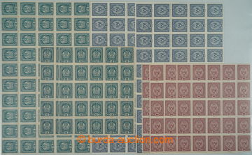 263615 - 1916 COUNTER SHEET / POSTAGE STAMPS - MALÝ FORMÁT / Pof.18