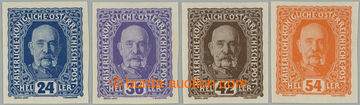 263627 - 1917 POSTAGE-DUE / ANK.60-63 PU II., Franz Joseph I. 24H - 5