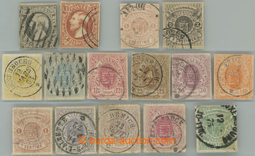 263642 - 1852-1874 Mi.1, 2, 3-9, 11, 16-18, 26, the first issue Wilhe