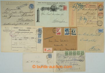 263647 - 1878-1938 13 old letters and dispatch-notes, censorship, adv