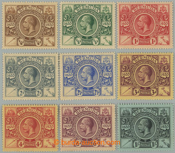 263655 - 1920 SG.68-76, Jiří V. Jubilejní - 300 let kolonie ¼P - 