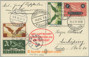 263675 - 1931 ZEPPELIN - FAHRT NACH HANNOVER / card Sieger 111Aa, add