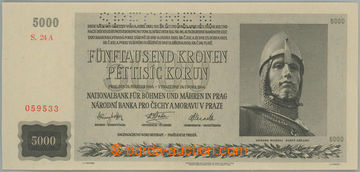 263799 - 1944 Ba.41, 5000K 1944, last set 24A, perf SPECIMEN; very fi