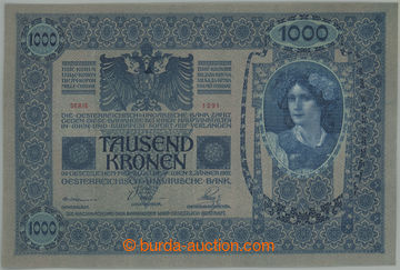 263807 - 1902 Ba.RU11a, 1000 Koruna 1902, background print grey-green