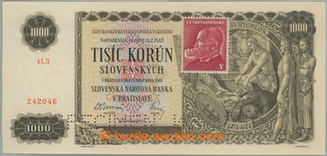 263811 - 1945 Ba.65 var., Hej.65a2, 1000Ks 1940 s kolkem, série 4L3,